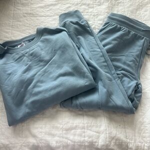 Stars Above Relaxed Blue Sweatshirt and Sweatpants set